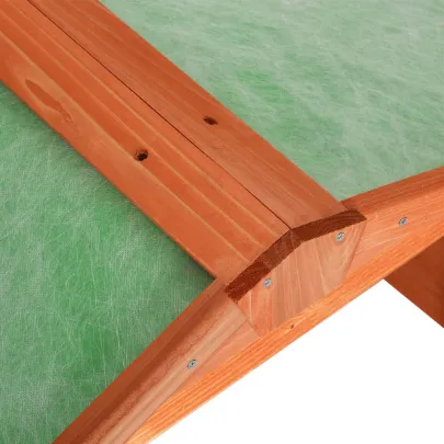 Garaj Masina Tuns Iarba Robot - Lemn Brad | Livrare Gratuita