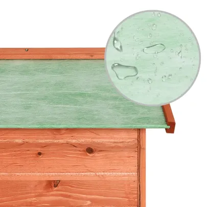 Garaj Masina Tuns Iarba Robot - Lemn Brad | Livrare Gratuita