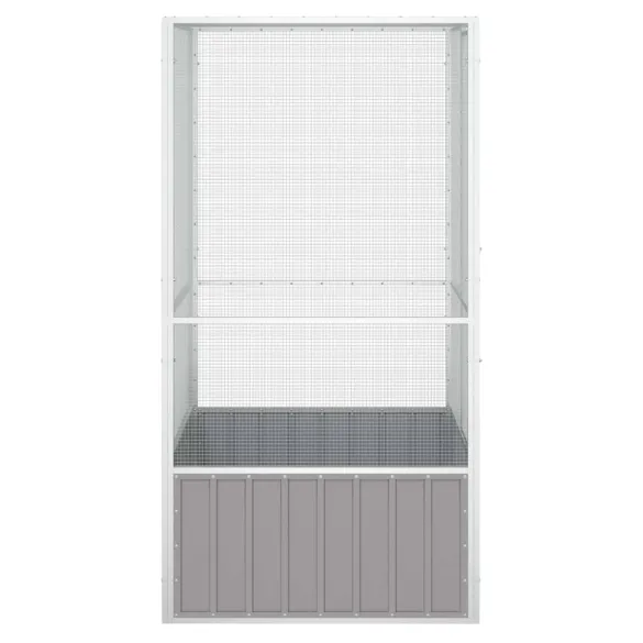 Colivie Păsări XL Oțel Galvanizat 111x107x211,5 cm