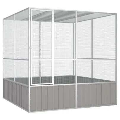 Colivie Păsări XL 213x217x211 cm - Oțel Galvanizat | Livrare Gratuită