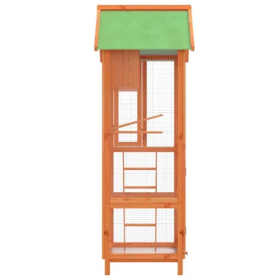 Colivie Păsări Lemn Pin Exterior 60x58,5x160 cm - Livrare Gratuită