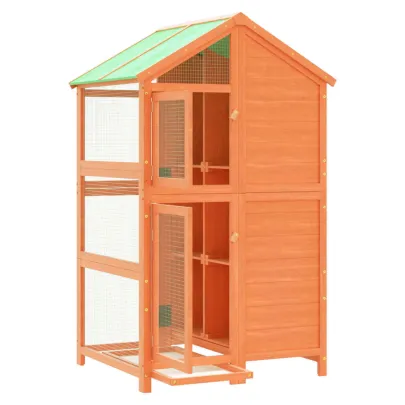 Colivie Păsări Exterior - Lemn Masiv de Pin - Livrare Gratuită