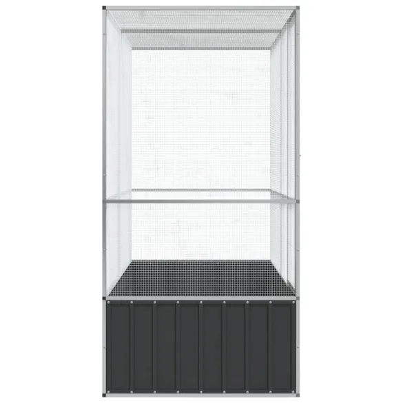 Volieră Păsări Oțel Rezistent | 210x107x212 cm | Livrare Gratuită