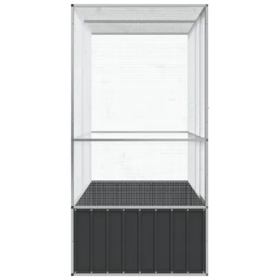 Volieră Păsări Oțel Rezistent | 210x107x212 cm | Livrare Gratuită