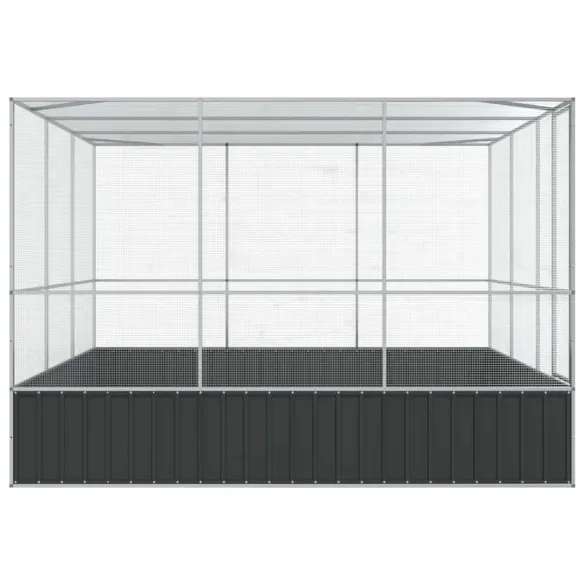 Volieră Păsări Oțel Rezistent | 311x307x212 cm | Livrare Gratuită