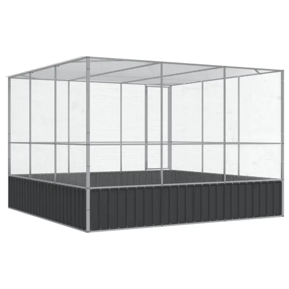 Volieră Păsări Oțel Rezistent | 311x307x212 cm | Livrare Gratuită