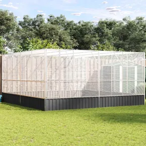 Volieră Oțel Păsări 418x414x212 cm | Livrare Gratuită