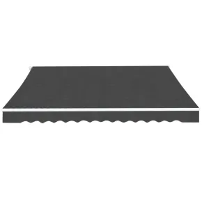 Copertină Manuală Pliabilă 350cm Antracit | Livrare Gratuită 2