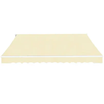 Copertină Pliabilă Manual 400cm Crem - Livrare Gratuită