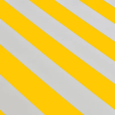 Copertină Pliabilă Manuală 4m Galben/Alb - Livrare Gratuită