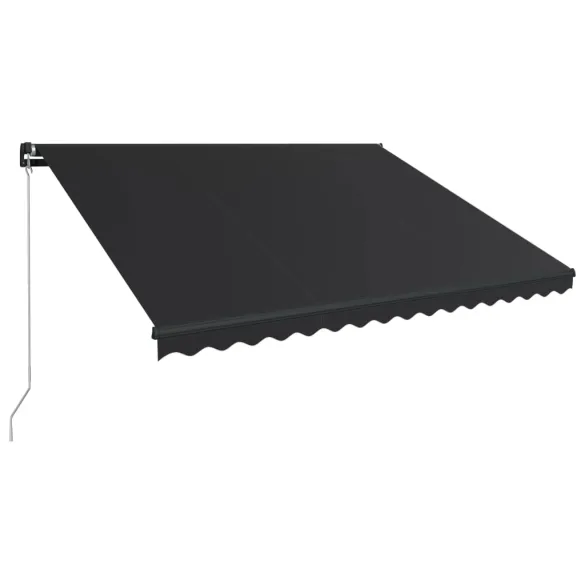 Copertină Retractabilă Manual Antracit 450x300 cm