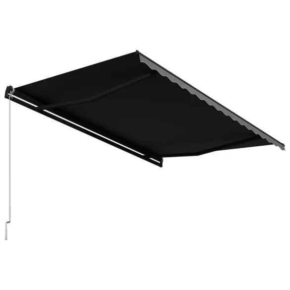 Copertină Retractabilă Manual Antracit 450x300 cm