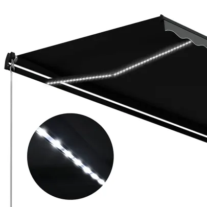 Copertină Retractabilă cu LED - 300x250 cm | Livrare Gratuită