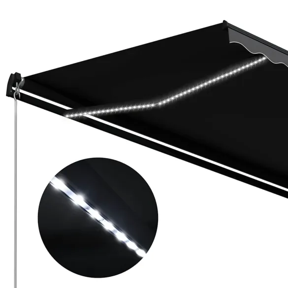 Copertină Retractabilă cu LED - 350x250 cm | Livrare Gratuită