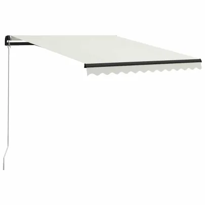 Copertină retractabilă cu LED solar - 300x250 cm | Livrare gratuită