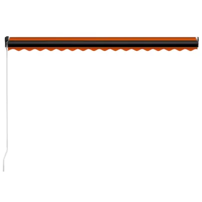 Copertină retractabilă manual cu LED 450x300 cm - Livrare gratuită