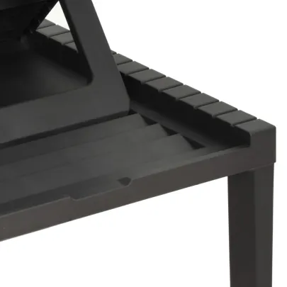 Șezlong Antracit Plastic - Comandă cu Livrare Gratuită