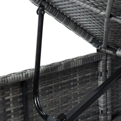 Set Șezlonguri Grădină cu Masă Poliratan - Livrare Gratuită