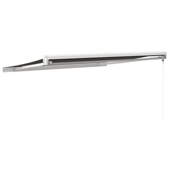 Copertină Retractabilă Antracit 3,5x2,5m - Aluminiu și Textil