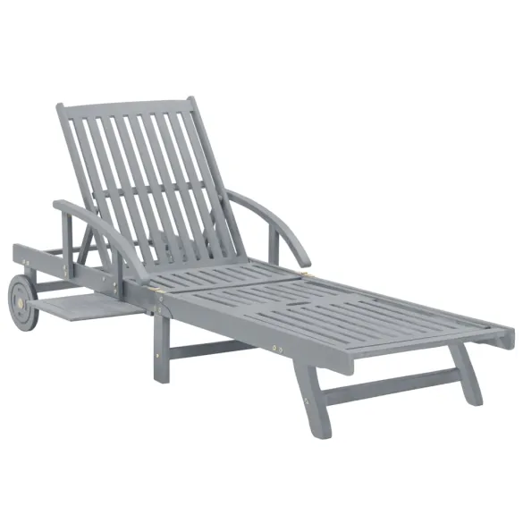 Șezlong Acacia cu Pernă - Livrare Gratuită și Plata la Livrare Șezlong Acacia cu Pernă - Livrare Gratuită și Plata la Livrare
