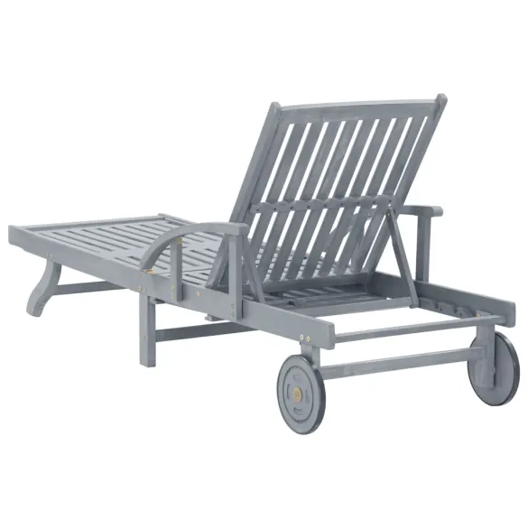 Șezlong Acacia cu Pernă - Livrare Gratuită și Plata la Livrare Șezlong Acacia cu Pernă - Livrare Gratuită și Plata la Livrare