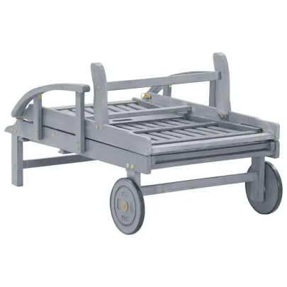 Șezlong Acacia cu Pernă - Livrare Gratuită și Plata la Livrare