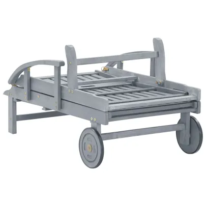 Șezlong Acacia cu Pernă - Livrare Gratuită 7-9 Zile