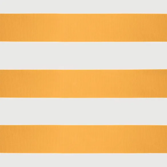 Copertină Retractabilă 3,5x2,5m Galben-Alb - Livrare Gratuită