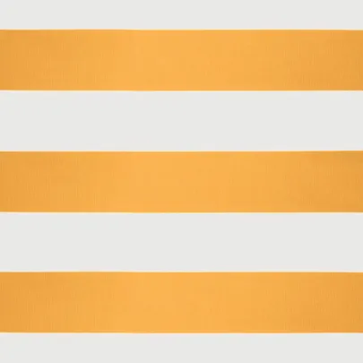 Copertină Retractabilă 3,5x2,5m Galben-Alb - Livrare Gratuită