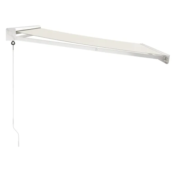 Copertină Retractabilă Crem 3,5x2,5 m - Aluminiu și Textil