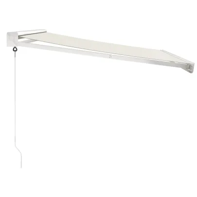 Copertină Retractabilă Crem 3,5x2,5 m - Aluminiu și Textil