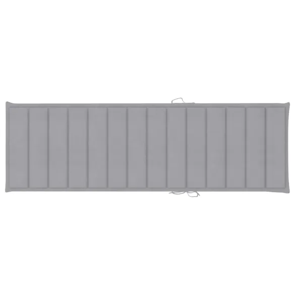 Șezlong Grădină Premium cu Pernă - Lemn Acacia Masiv