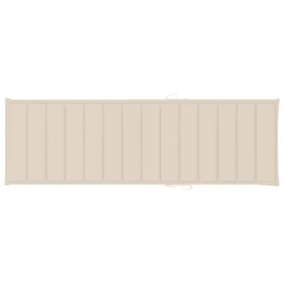 Șezlong Grădină Premium cu Pernă - Lemn Acacia | Livrare Gratuită