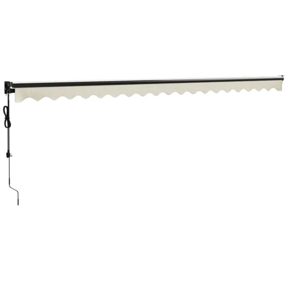 Copertină Automată Retractabilă 5x3 m - Crem - Livrare Gratuită