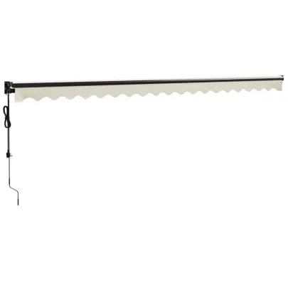 Copertină Automată Retractabilă 5x3 m - Crem - Livrare Gratuită