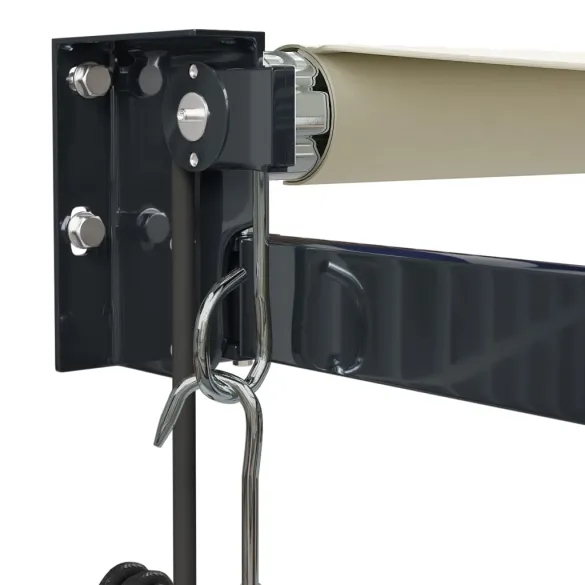 Copertină Retractabilă Electrică Crem 3,5x2,5m - Livrare Gratuită