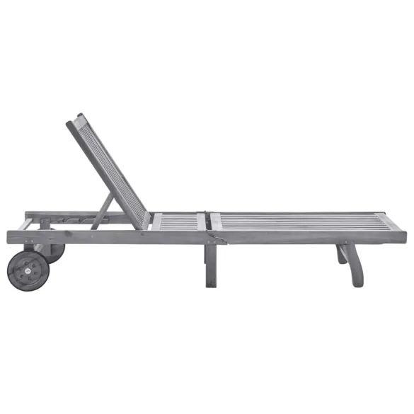 Șezlong Acacia cu Pernă - Livrare Gratuită în 7-9 Zile