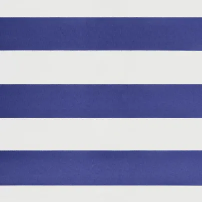 Copertină Automată Retractabilă 3,5x2,5m Albastru/Alb - Transport Gratuit