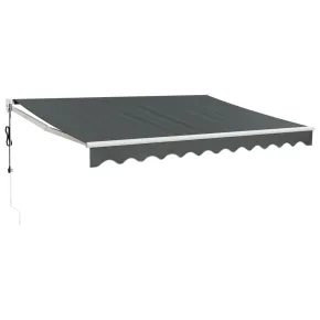 Copertină Automată Retractabilă Antracit 3,5x2,5 m 2