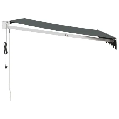 Copertină Automată Retractabilă Antracit 3,5x2,5 m