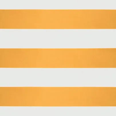 Copertină Automată Retractabilă 5x3m - Galben/Alb - Livrare Gratuită