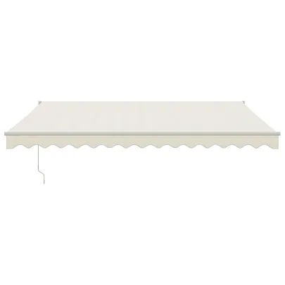 Copertină Automată Retractabilă Crem 4x3m - Livrare Gratuită