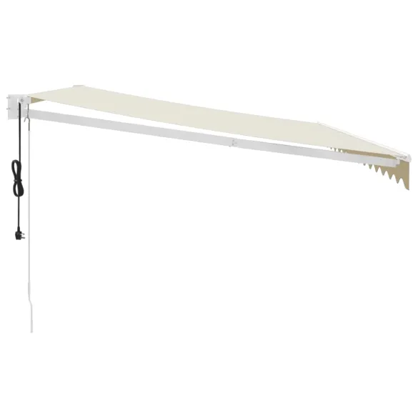 Copertină Automată Retractabilă Crem 4x3m - Livrare Gratuită