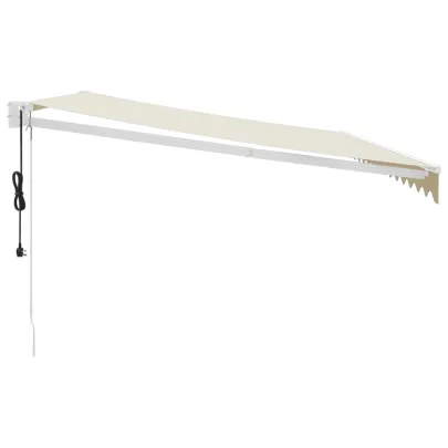 Copertină Automată Retractabilă Crem 4x3m - Livrare Gratuită