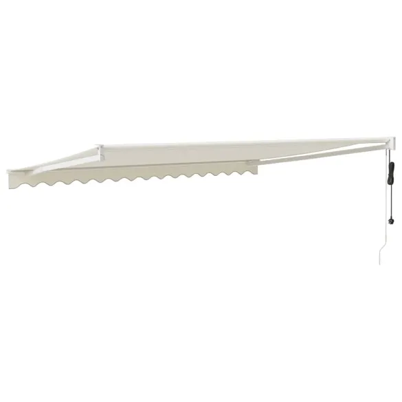 Copertină Automată Retractabilă Crem 4x3m - Livrare Gratuită