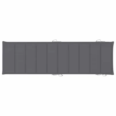 Șezlong Grădină cu Pernă - Lemn Acacia Masiv | Livrare Gratuită