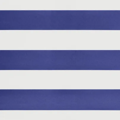 Copertină Automată Retractabilă 3.5x2.5m - Albastru/Alb