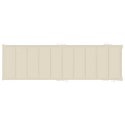 Șezlong Grădină cu Pernă - Lemn Acacia Masiv | Livrare Gratuită