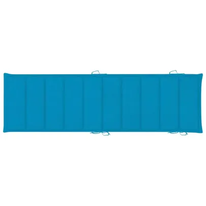 Șezlong Grădină Lemn Acacia cu Pernă - Livrare Gratuită