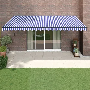 Copertină Retractabilă 5x3m - Aluminiu și Textil - Livrare Gratuită